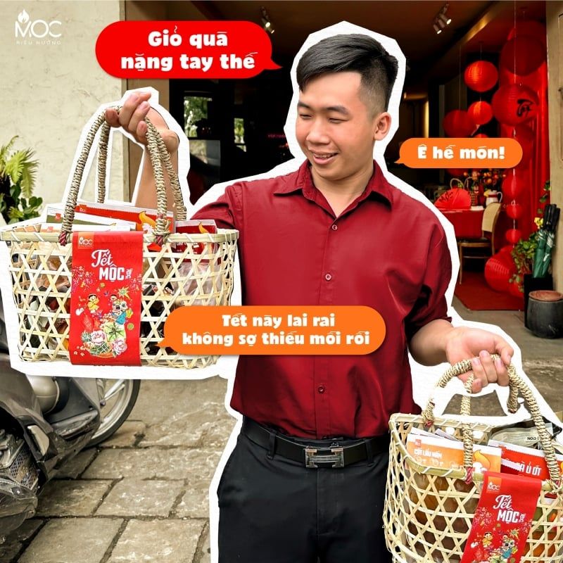 Giỏ quà lai rai - Tết không sợ thiếu mồi