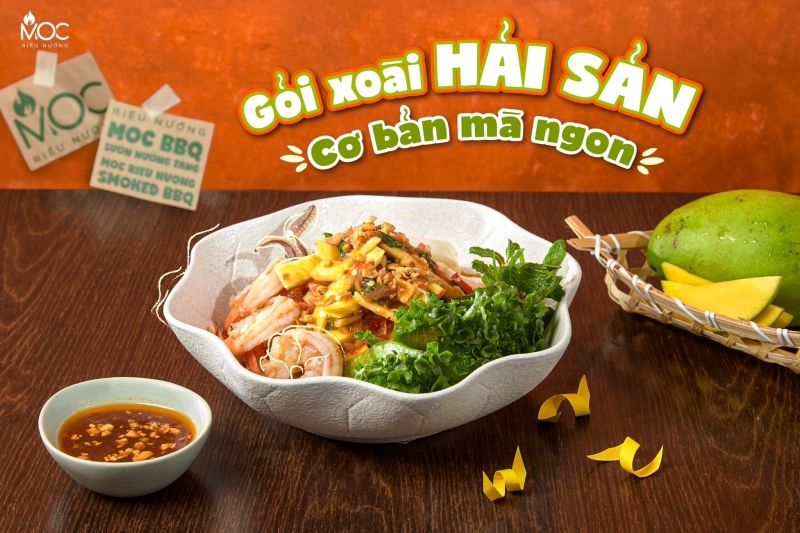 Gỏi xoài hải sản nhà Mộc - Món khai vị đỉnh cao khó cưỡng