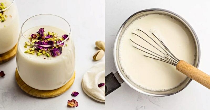 Gợi ý món tráng miệng pudding hoa hồng giúp làn da mịn màng, trắng sáng