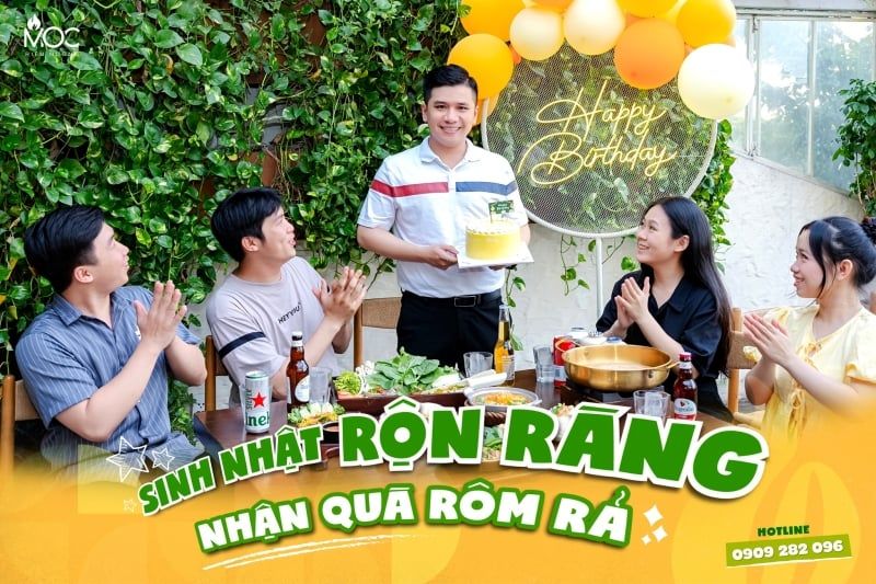 Sinh nhật rộn ràng - Nhận quà rôm rả từ Mộc