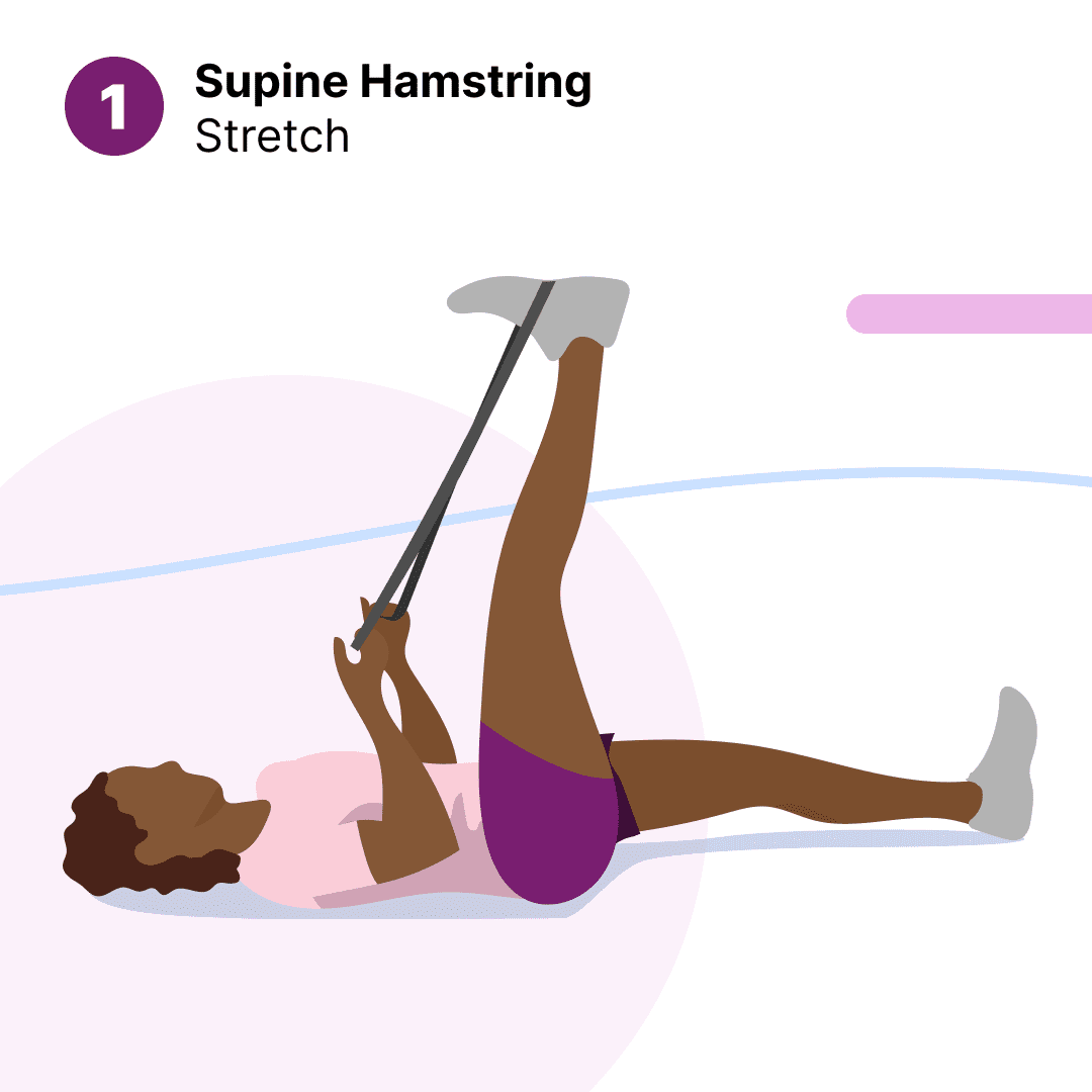 bài tập Supine Hamstring