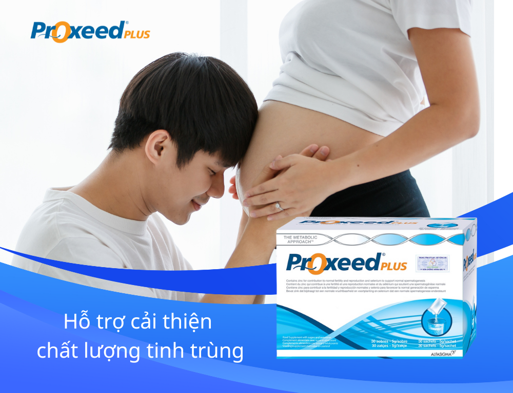 PROXEED PLUS GIẢI PHÁP TỐI ƯU CẢI THIỆN TINH TRÙNG CHO NAM GIỚI