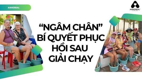 ngâm chân bí quyết phục hồi sau khi chạy