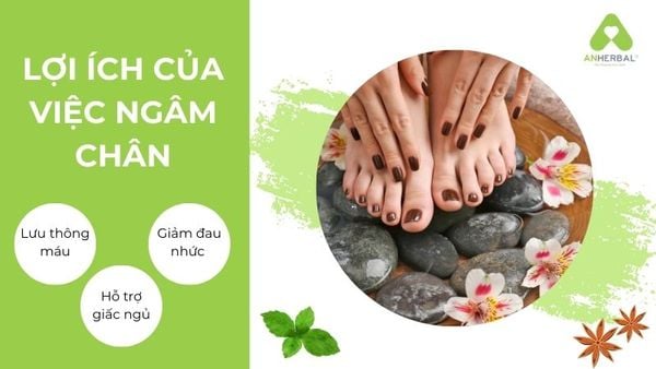 Lợi ích của việc ngâm chân