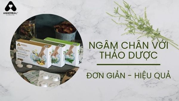ngâm chân với thảo dược