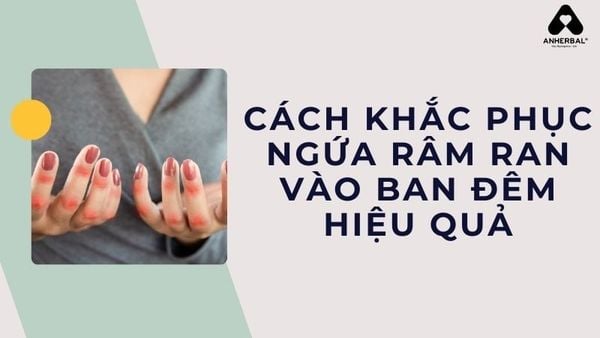 cách khắc phục ngứa râm ran vào ban đêm