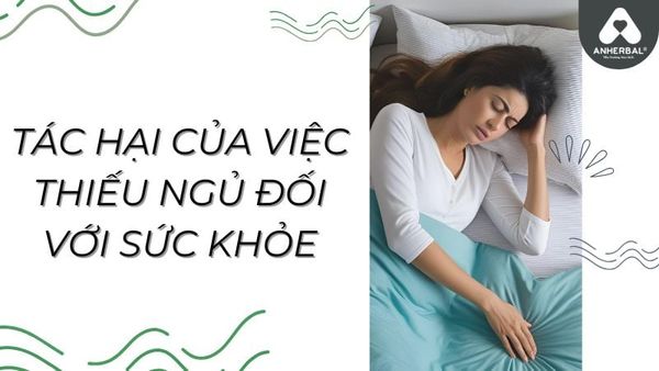 tác hại của việc thiếu ngủ đối với sức khỏe