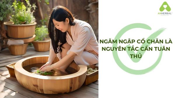Những lưu ý khi ngâm chân