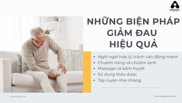 những biện pháp giảm đau hiệu quả