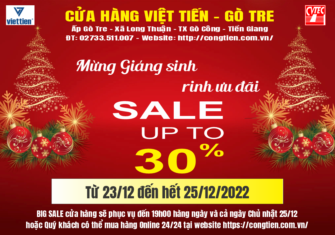 MỪNG GIÁNG SINH RINH ƯU ĐÃI