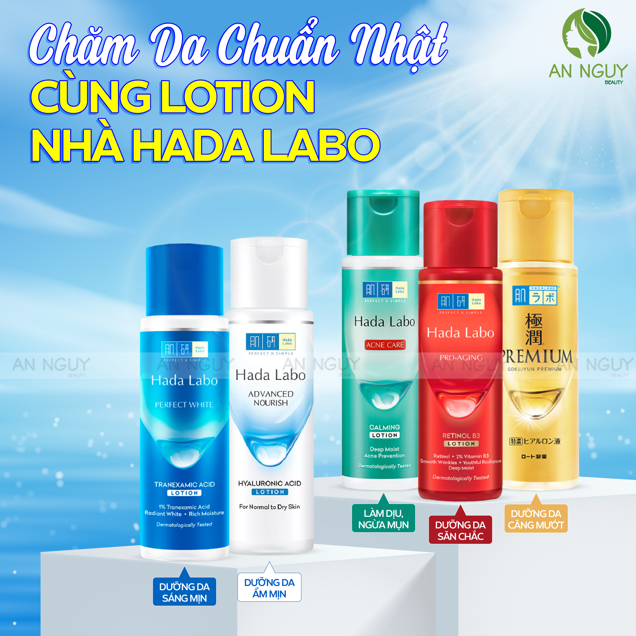 💦CHĂM DA CHUẨN NHẬT CÙNG LOTION HADA LABO💦