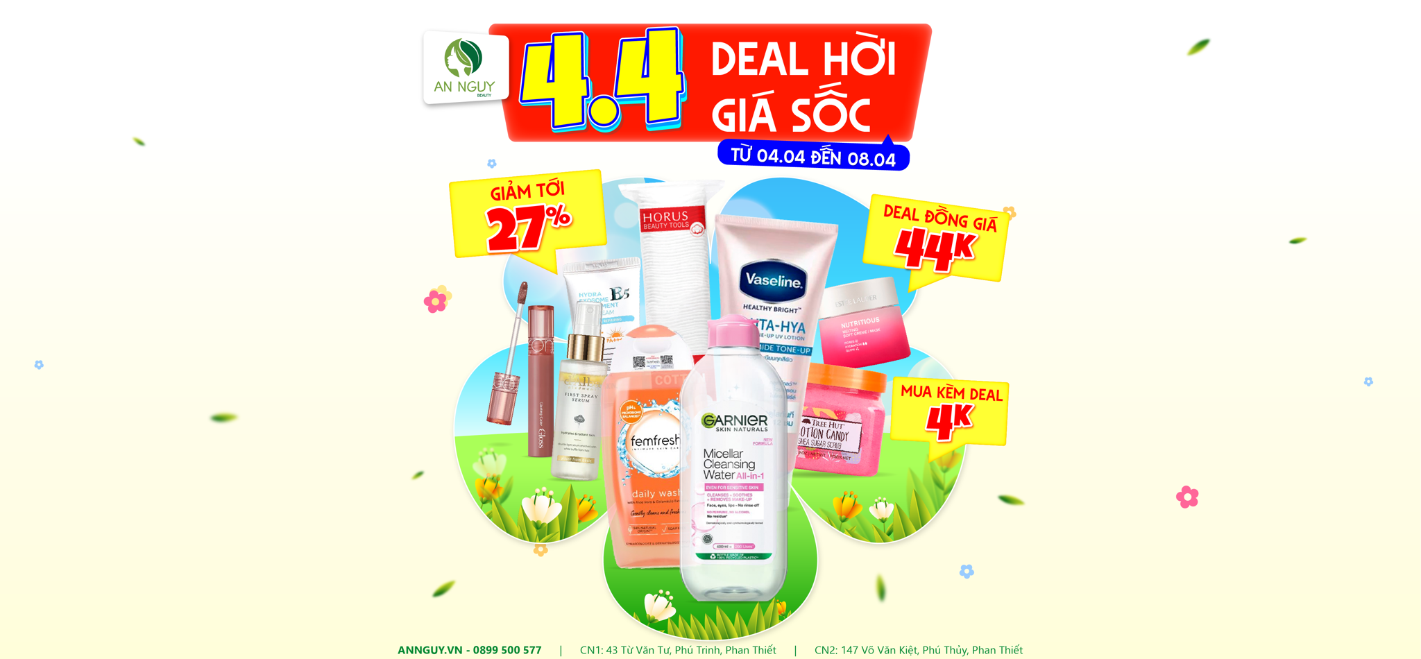 💥NGÀY ĐÔI 4.4 – DEAL HỜI GIÁ SỐC💥