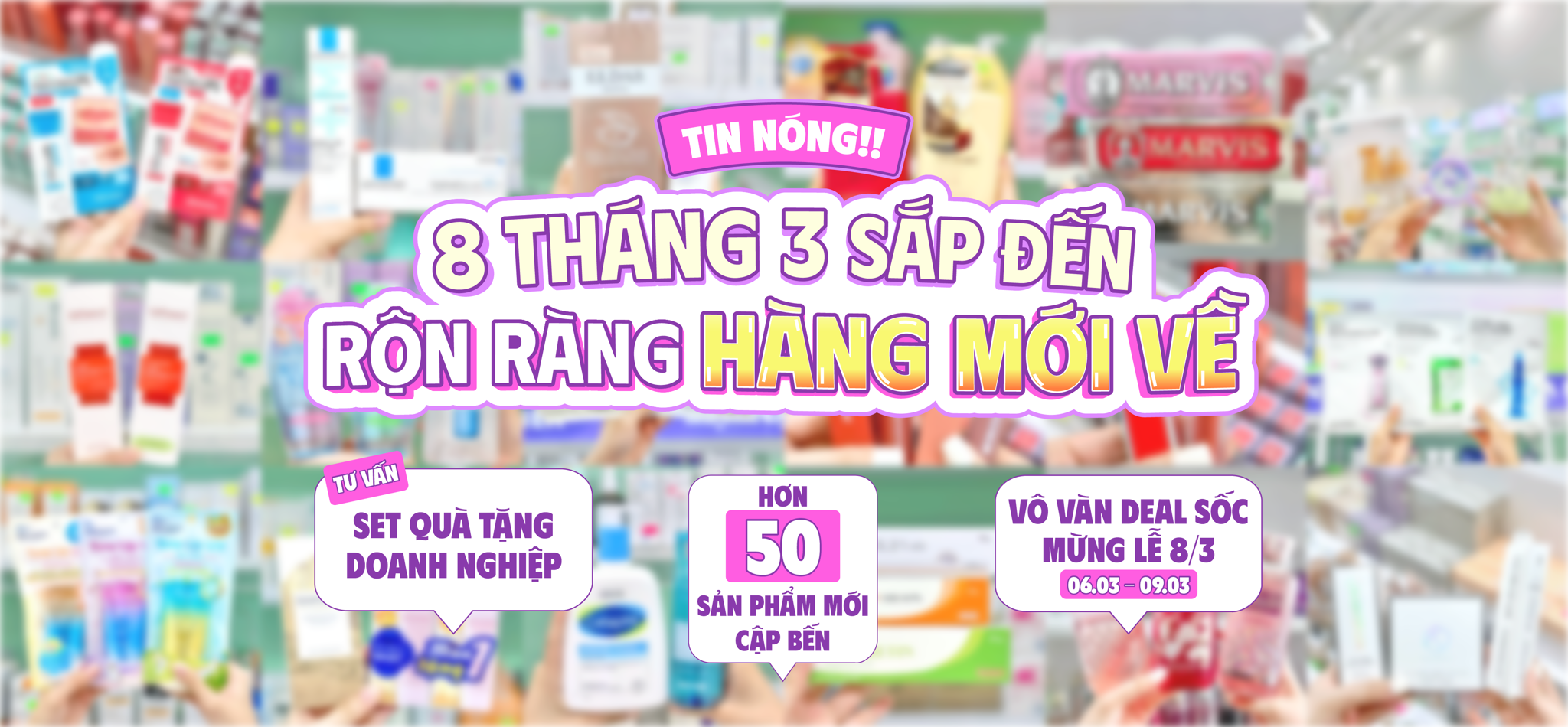 拾 RỘN RÀNG HÀNG MỚI VỀ CÙNG NÀNG ĐÓN 8/3 – annguy.beauty