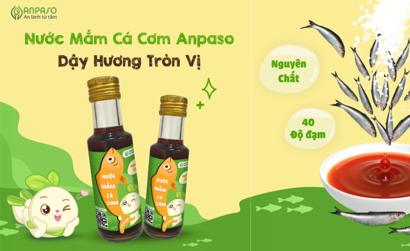 TRÌNH LÀNG NƯỚC MẮM CÁ CƠM ANPASO - DẬY HƯƠNG TRÒN VỊ