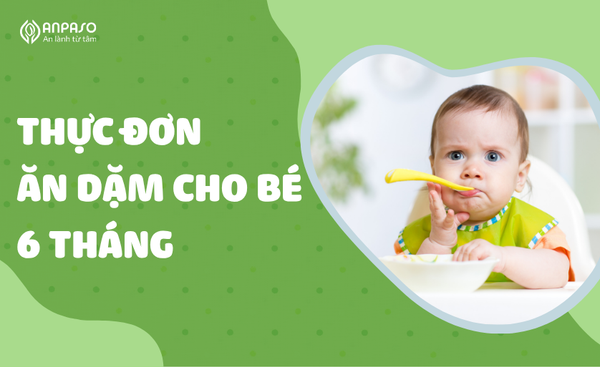 GỢI Ý THỰC ĐƠN ĂN DẶM CHO BÉ 6 THÁNG DINH DƯỠNG, ĐỦ CHẤT