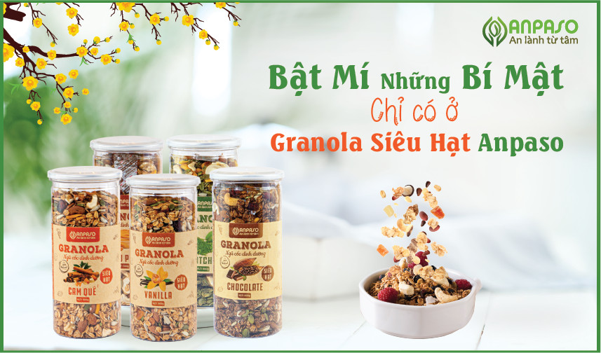 Bật Mí Những Bí Mật Chỉ Có Ở Granola Siêu Hạt Anpaso