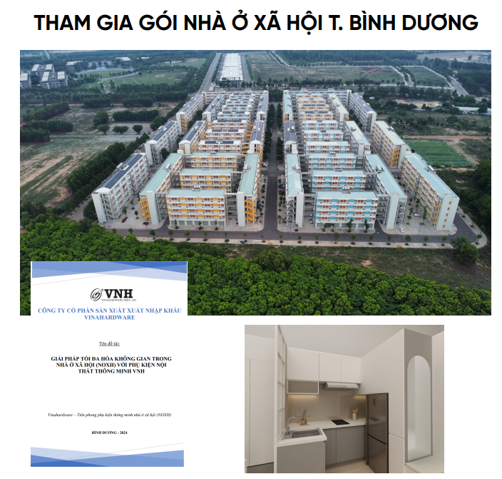 Vinahardware tham gia dự án Nhà ở xã hội T. Bình Dương với đề án 
