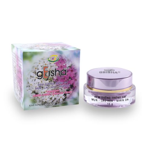 Làn da trắng sáng tự nhiên với kem dưỡng trắng da Geisha