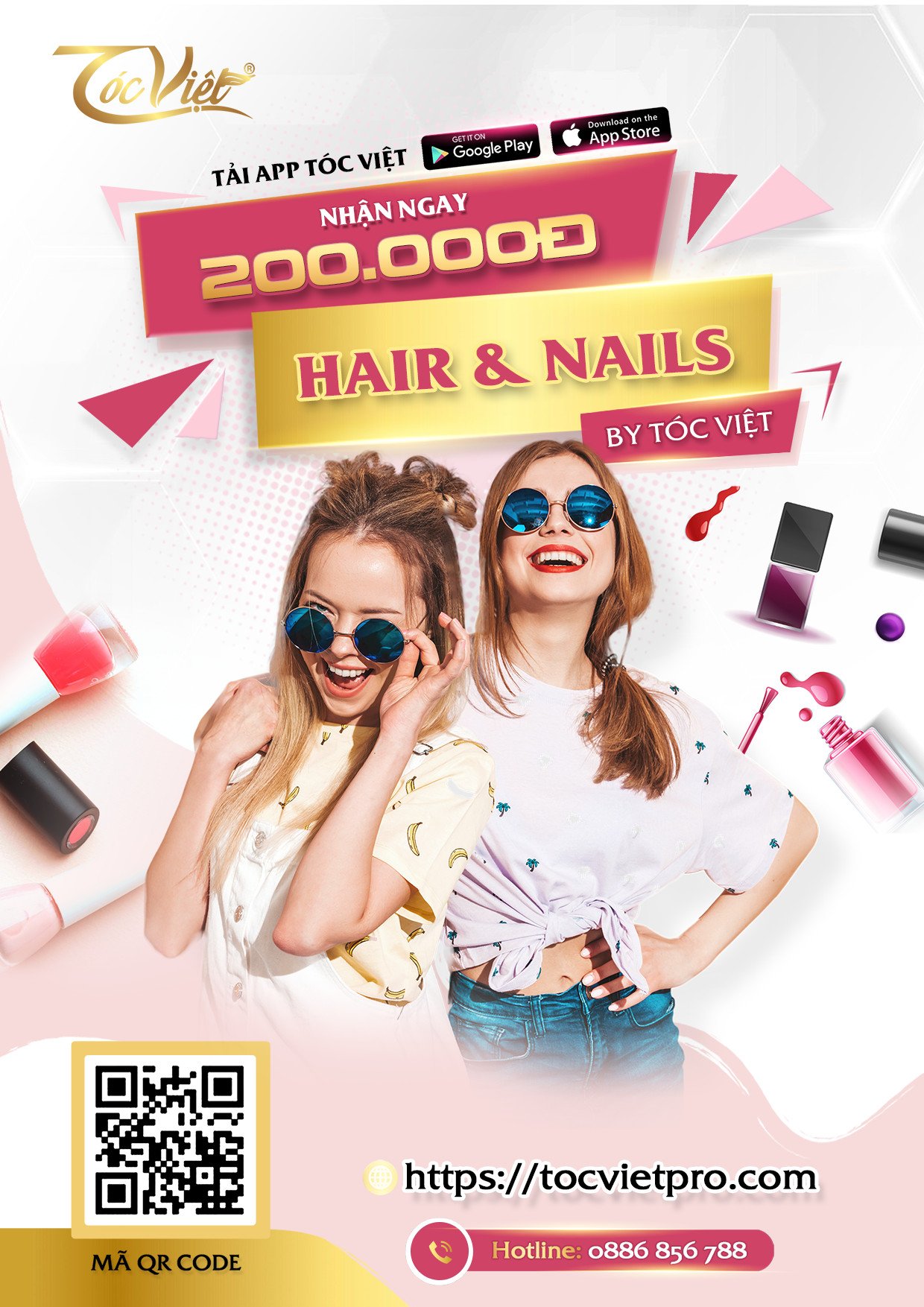 Mừng Khai Trương Dịch Vụ Nail Tại Tóc Việt