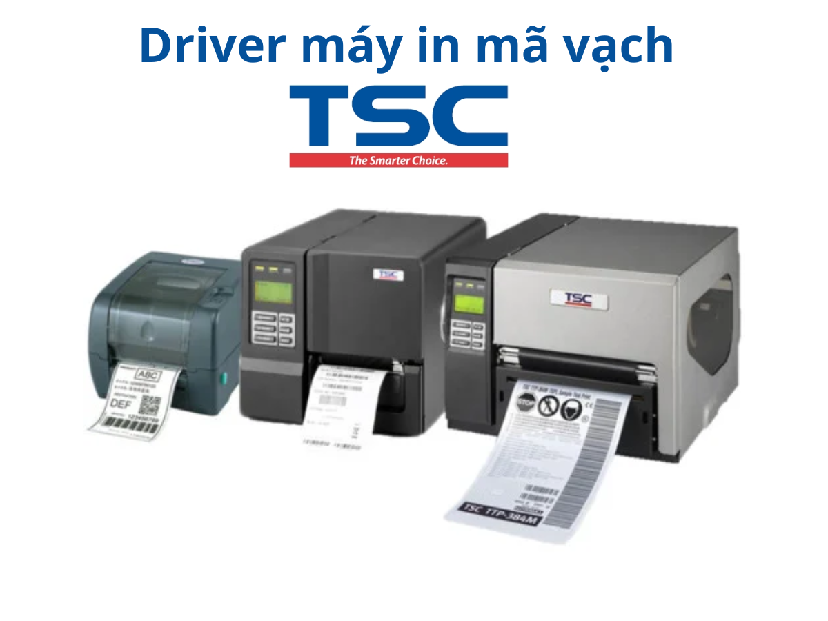 Download driver máy in mã vạch TSC