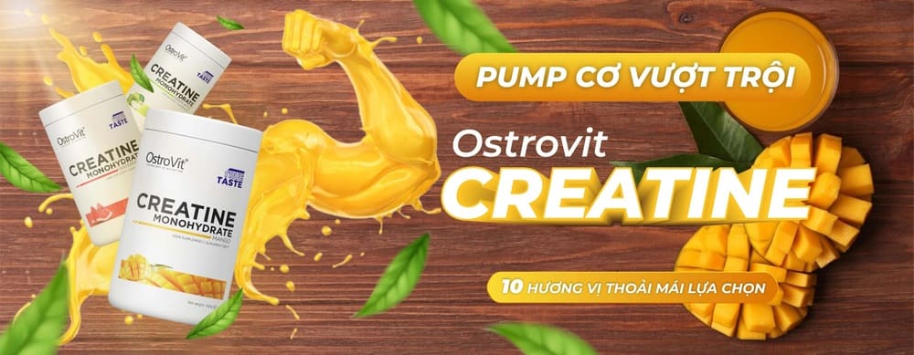 Ostrovit Creatine Monohydrate - creatine tốt nhất
