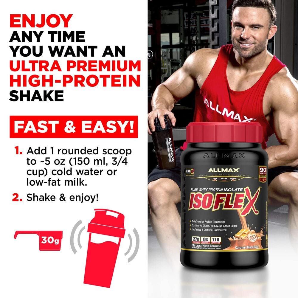 ALLMAX Isoflex Pure Whey Protein Isolate - sữa whey tốt nhất hiện nay