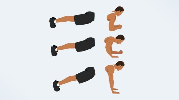 Tập Plank Walks mỗi ngày giúp cơ bụng săn chắc