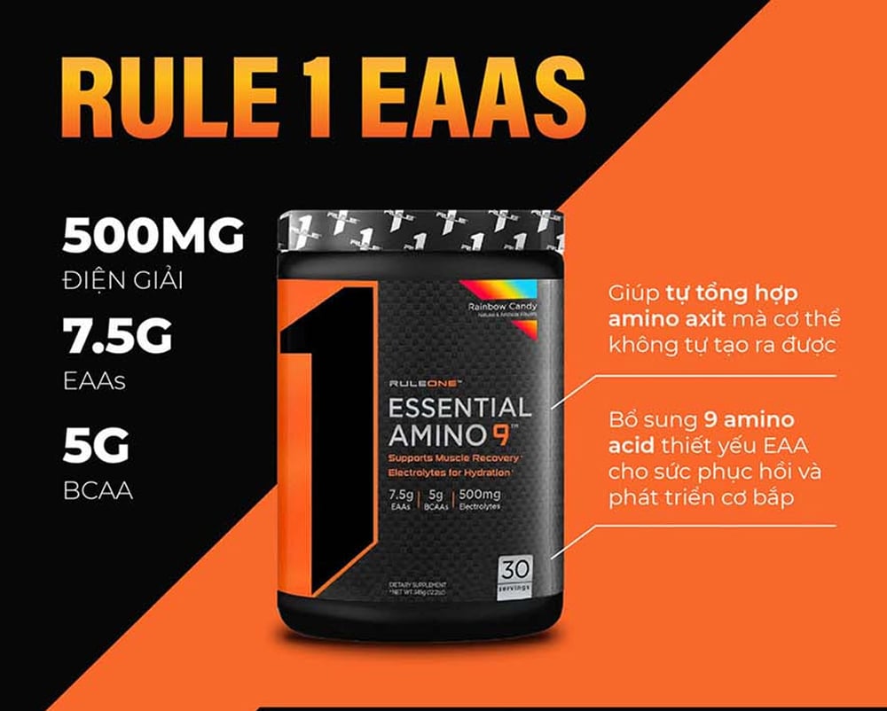 Rule 1 Nutrition EAA Essential Amino 9