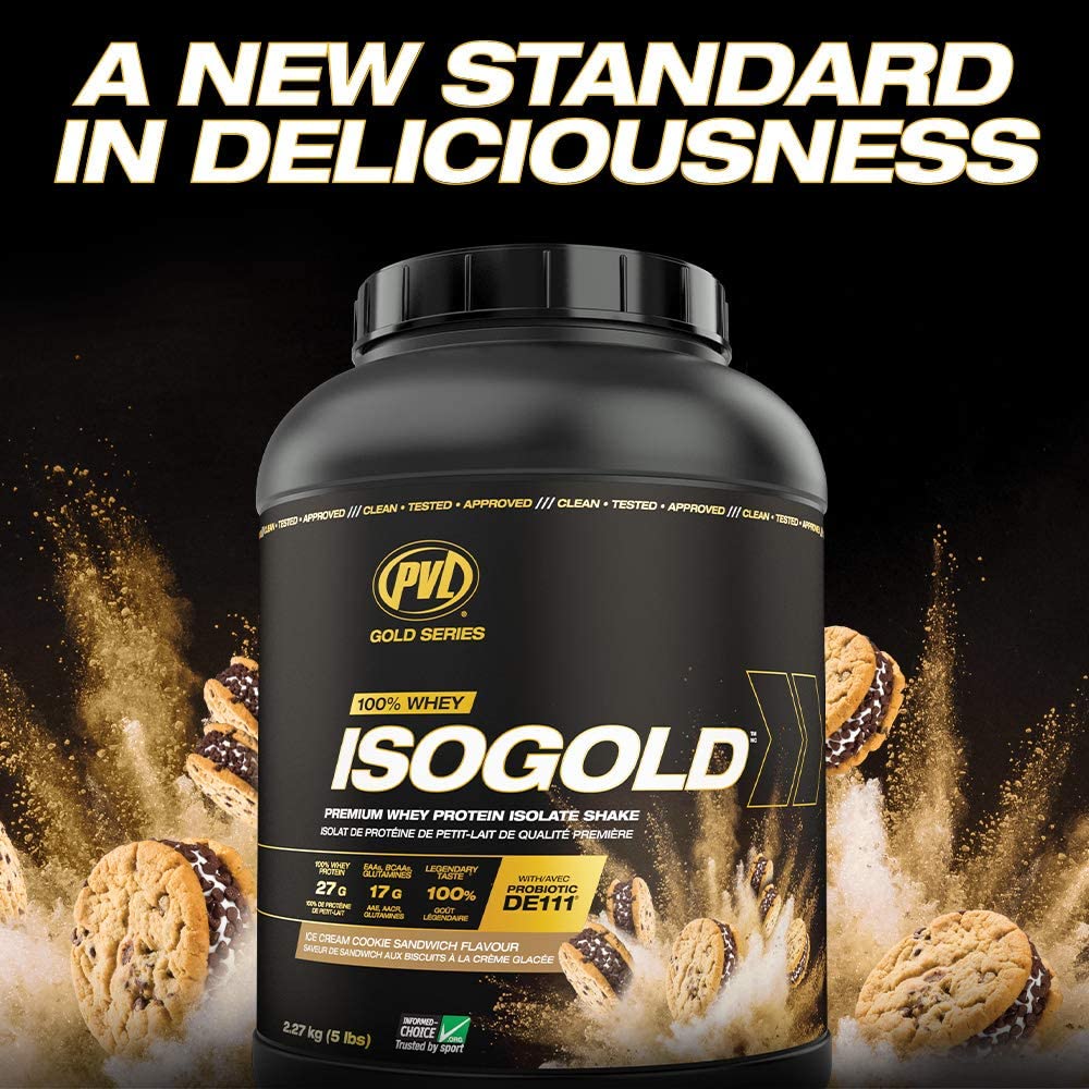 PVL ISO Gold - Premium Whey Protein With Probiotic
