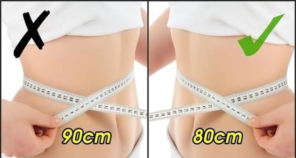 Số đo vòng eo lý tưởng ở nữ sẽ từ 60 đến 80 cm