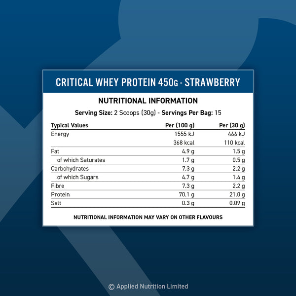 critical whey 450g nutrifact