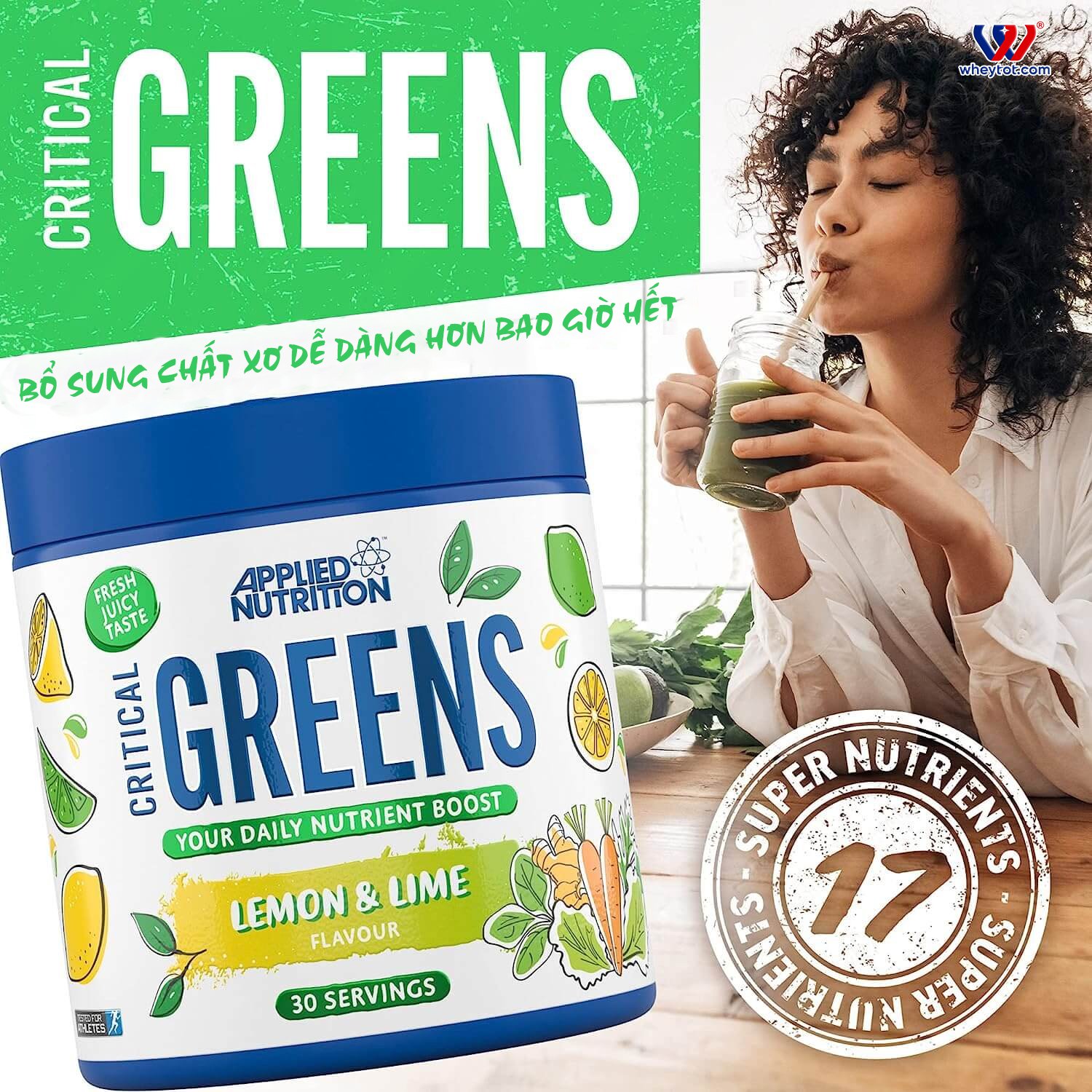 Applied Nutrition Critical Greens 250G (50 Servings)