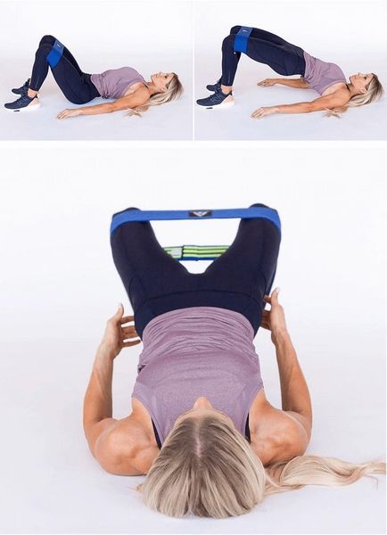 bài tập hip thrust với dây kháng lực