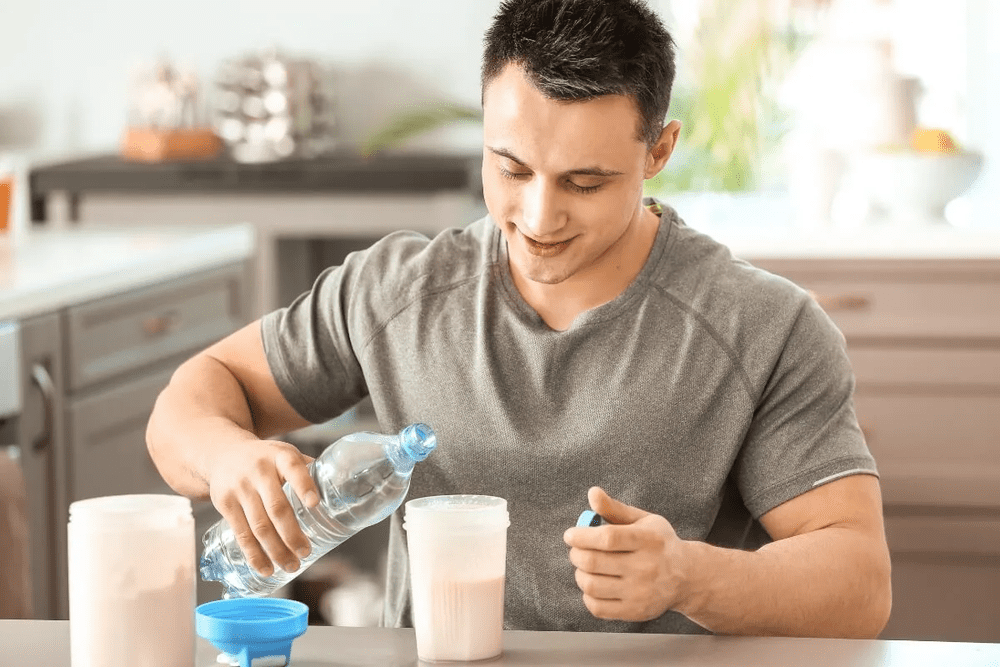 Cách pha sữa mass gainer
