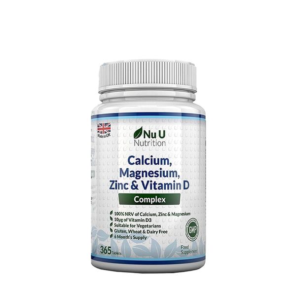 Nu U Nutrition Calcium, Magnesium, Zinc & Vitamin D 365 Viên