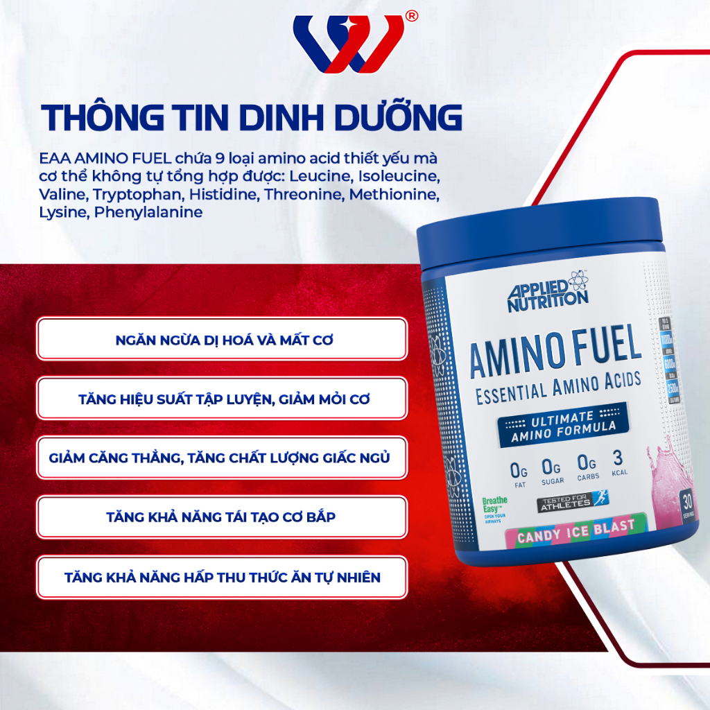 Applied Nutrition EAA Amino Fuel - Top EAA tốt nhất hiện nay