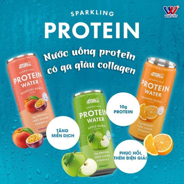 Sparkling Protein Water Can (330ml)