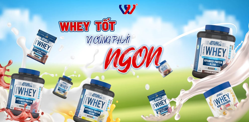 mua whey protein blend chính hãng tại Whey Tốt