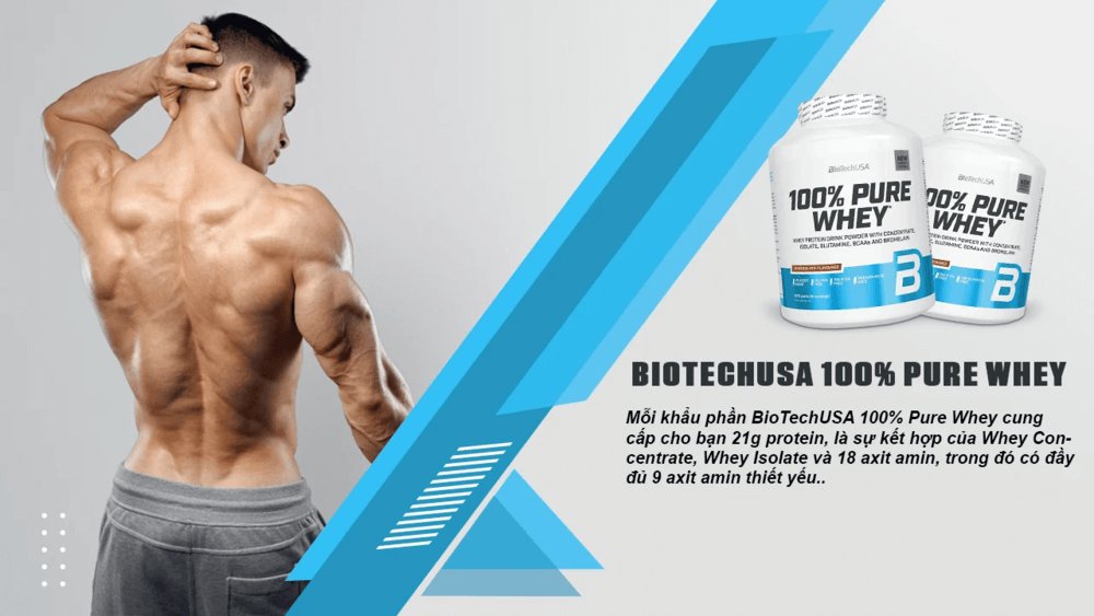 BioTech USA 100% Pure Whey - whey protein giá rẻ
