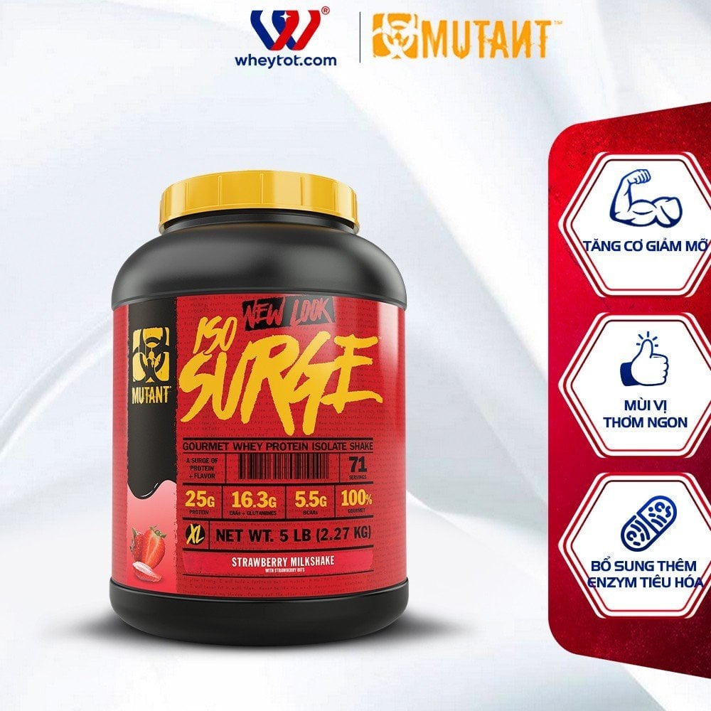 Mutant Iso Surge - whey protein isolate tinh khiết