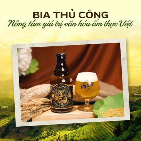 Sử dụng những sản vật của người Việt để kể chuyện di sản qua từng giọt bia