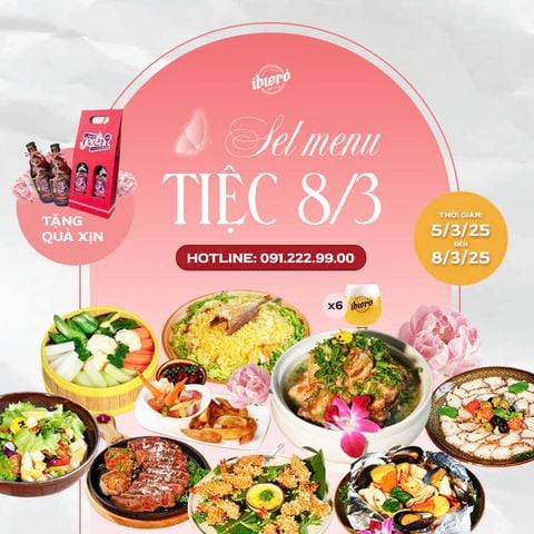 Đón 8/3 Hoành Tráng Cùng Set Menu 