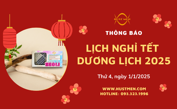 LỊCH NGHỈ TẾT DƯƠNG LỊCH 2025