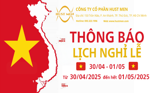 LỊCH NGHỈ LỄ 30/04 - 01/05