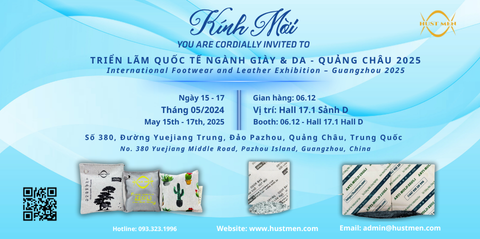 THƯ MỜI THAM DỰ TRIỂN LÃM QUỐC TẾ NGÀNH GIÀY & DA – QUẢNG CHÂU 2025
