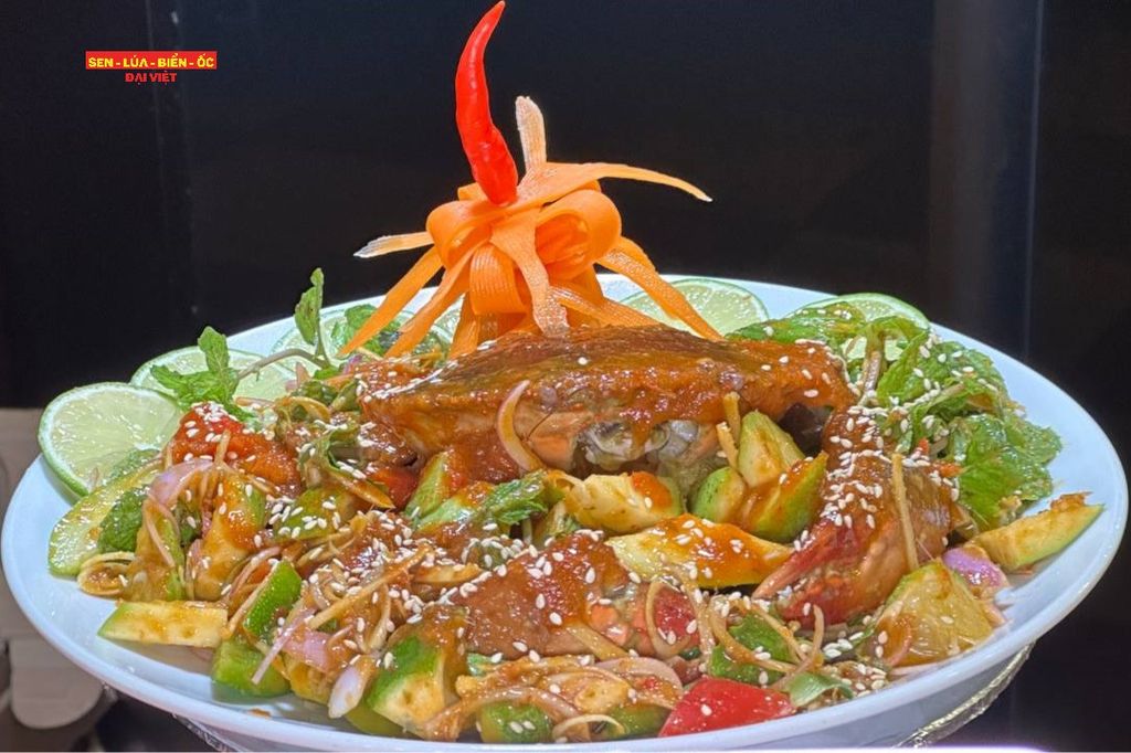 Ca Mau Crab with Spicy Thai Sauce - A Signature Dish of the Seafood Restaurant in District 1