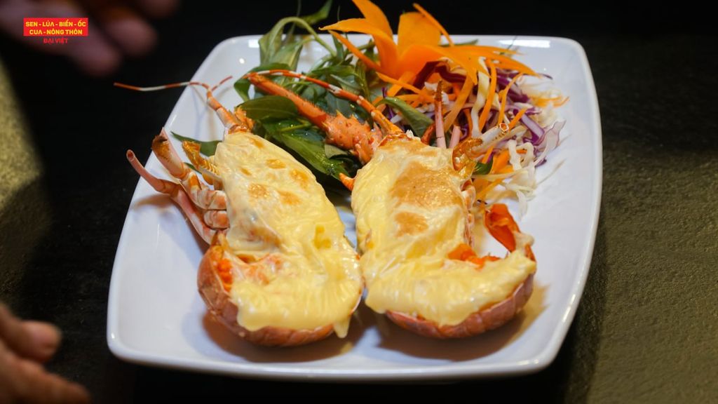 치즈 베이비 랍스터 구이 – Bui Vien의 맛있는 해산물