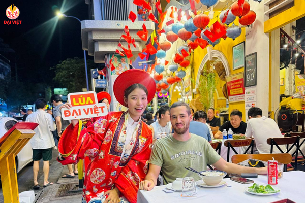 Du khách hãy đến ngay Lúa Đại Việt để có thể trải nghiệm ẩm thực ngon nhất