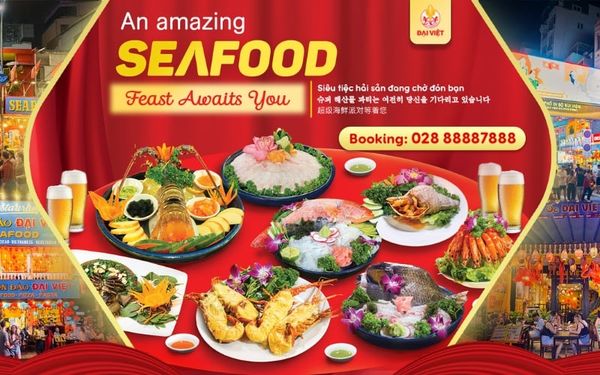 Menu đa dạng tại nhà hàng Đại Việt