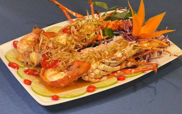 tôm hùm bông Sốt lúa Đại Việt